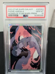 2023 Topps Chrome Star Wars Galaxy #2 PADME AMIDALA Women Prism 51/75 PSA 10 - Bild 1 von 2