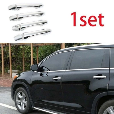 Manija de puerta lateral exterior cromada 2014 2015-2019 para Toyota Highlander Foto 1 de 4