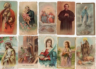 LOTTO 60  SANTINI FUSTELLATI (SI VENDONO ANCHE SINGOLARMENTE A 1,50 CADAUNO) - Imagen 1 de 4