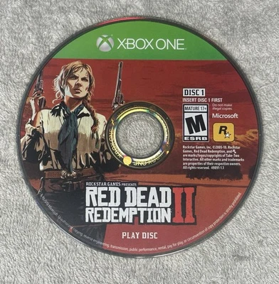 Red Dead Redemption 2 (Xbox, 2018) Xbox One Disc Only Incomplete - Image 1 of 2