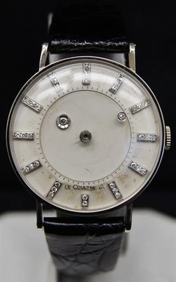 Reloj para hombre Vacheron & Constantin LeCoultre esfera misteriosa 14k WG 33mm cuerda manual Foto 1 de 4