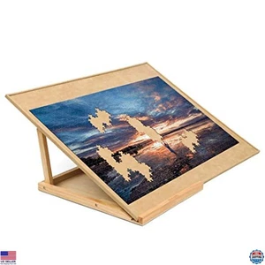 Becko 1000-Piece Jigsaw Puzzle Table with Adjustable Stand & Flannel Surface - Picture 1 of 6