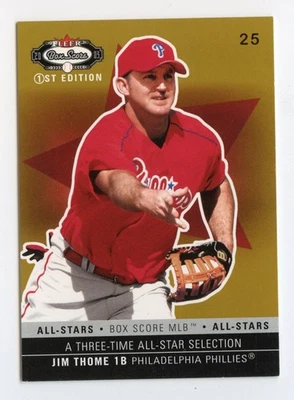 Jim Thome 2003 Fleer Box Score All-Stars Phillies 170 1st edition /100 - Image 1 of 2