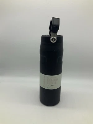 Botella de agua Stanley Iceflow Flip Straw 2.0 24 OZ | Pajita incorporada nueva negra Foto 1 de 4