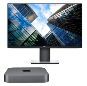Apple Mac Mini Desktop Computer i7 32GB RAM 128GB SSD w/ Dell 24 IPS FHD Monitor - Picture 1 of 4