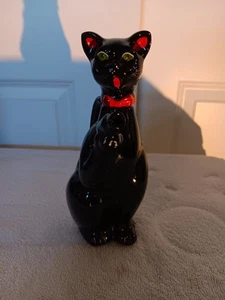 Japanese Black Cat Cruet/Dispenser - Picture 1 of 8
