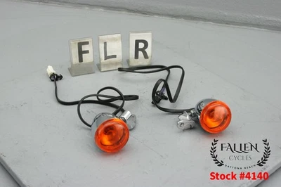 Harley Dyna Switchback 2013 juego de intermitentes delantero video cromado #4134 Foto 1 de 4