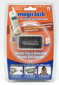 MagicJack A921 Prise téléphonique USB locale et longue distance - Scellée en usine - Photo 1/3