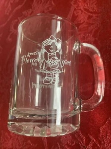 Flower Girl Wedding Glass Mug Hortense B Hewitt- New Wedding court Gift - Picture 1 of 5