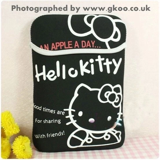 Hello Kitty Tablet iPad Sleeve - 10. 2” Neoprene Reversible Christmas Gift Japan - Image 1 of 2