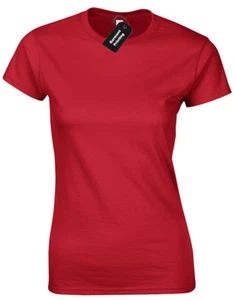 LADIES PRINTED T-SHIRTS PERSONALISED PRINT CUSTOM WORKWEAR UNIFORM LOGO PRINTING - Picture 1 of 19