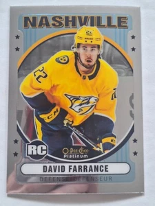 21/22 OPC Platinum Retro Rookie David Farrance - Picture 1 of 2