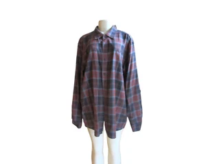 North River Authentic Outdoor Flannel Plaid Long Sleeve Shirt in Size XL - Picture 1 of 5