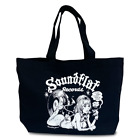 Rockin' Jelly Bean ×Soundflat Records Soundflat girl Canvas Tote Bag (Black) F/S