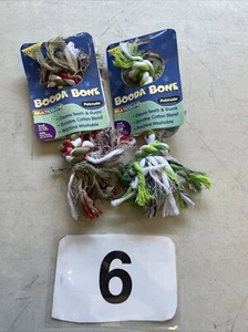 Booda PetMate 2-Knoten Seil Knochen & Ziehen Multicolor Twist Hundespielzeug (Menge 2) - Bild 1 von 2