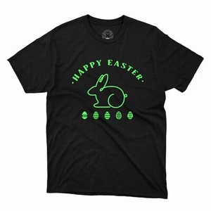 Happy Easter T-Shirt for Easter Holiday Festival Men Women Unisex Printed tee - Picture 1 of 8