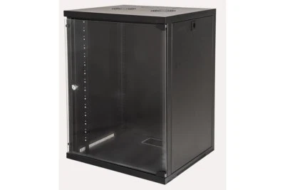 ARMADIO RACK 19'' 15 UNITA' NERO PER RETI LAN GIA' MONTATO ASSEMBLATO PARETE IT - Immagine 1 di 4