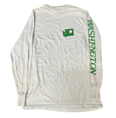 RARE Vintage 80s BMW Owners Washington Long Sleeve Shirt Size Medium - Image 1 of 4