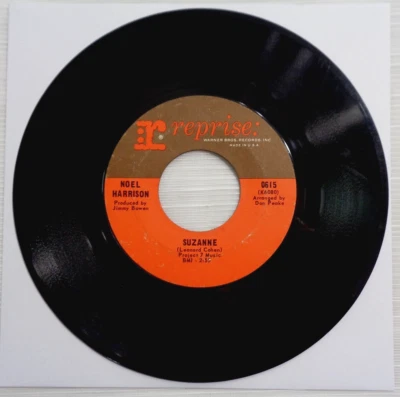 Noel Harrison: Suzanne/Life Is A Dream 1967 Reprise 0615  Terre Haute Press VG - Image 1 of 4