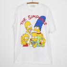 Vtg The Simpsons Family Funny Heavy Cotton Unisex White All Size T Shirt S 3Xl