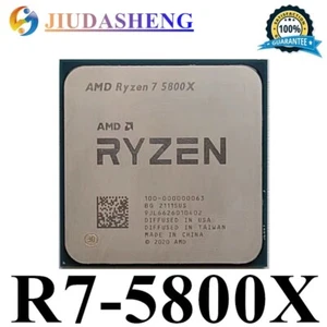 AMD Ryzen 7 5800X 3.8-4.7GHz 8Core 16Thr Socket AM4 105W R7-5800X  CPU Processor - Picture 1 of 1