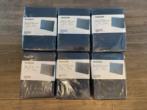 Set of 6 Ikea Froson Outdoor Chair Cover Duvholmen Navy Blue 303.918.27 NEW - Picture 1 of 2