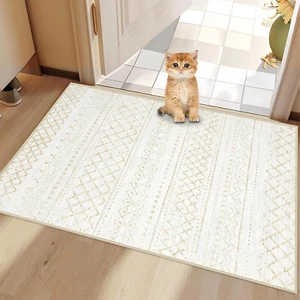 Area Rug 2X3 Entryway Rug, Washable Geometric Boho Area Rug, Non-Slip Non-Sheddi - Picture 1 of 12
