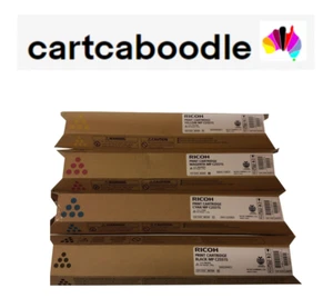 4 Ricoh MP C2551 Toners - 841520 841521 841522 841523 - Full Toner Set - C2551S - Picture 1 of 4