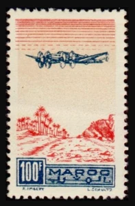 [OOS] French Morocco #YTPA55 MNH 1944 Definitive airmail Palm Grove [C32 Mi212] - Picture 1 of 1