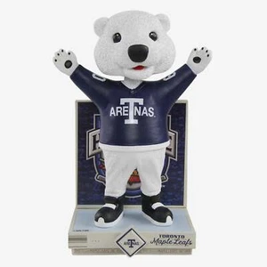 Carlton The Bear Toronto Maple Leafs Mascot Heritage Classic Bobblehead NHL - Picture 1 of 1
