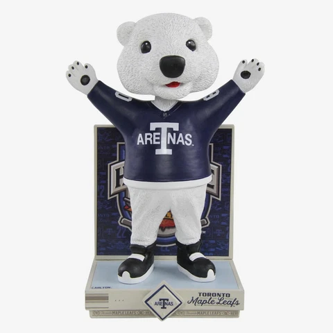 Carlton The Bear Toronto Maple Leafs Mascot Heritage Classic Bobblehead NHL Cover