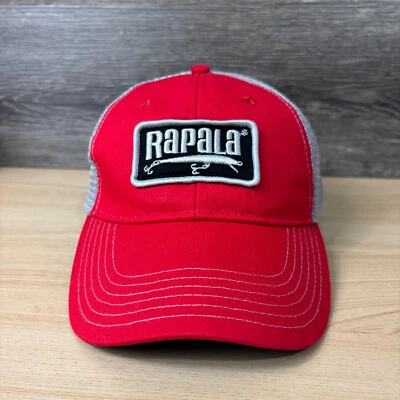Rapala Hat Cap Snap Back Red Gray Fish Fishing Outdoors Adjustable - Image 1 of 4