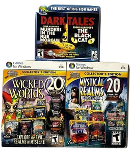 Misterio Puzzle Terror PC Juego Lote Colección Dark Tales Mystical Realms Wicked - Imagen 1 de 7