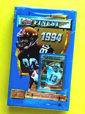 1994 TOPPS FINEST Football HOBBY BOX 1st Year: 24-Packs, BETTIS, HEARST RC/VETS - Image 1 of 4