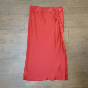 New Alexander Wang Satin Rust midi skirt Size 8 M - Picture 1 of 7