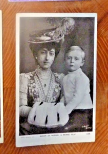 Postcard Queen of Norway & Prince Olaf Rapid RP - Picture 1 of 2