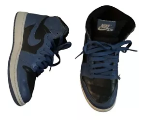 Nike Air Jordan 1 Retro High OG Dark Marina Blue Black Big Kid Size 4.5y - Bild 1 von 6