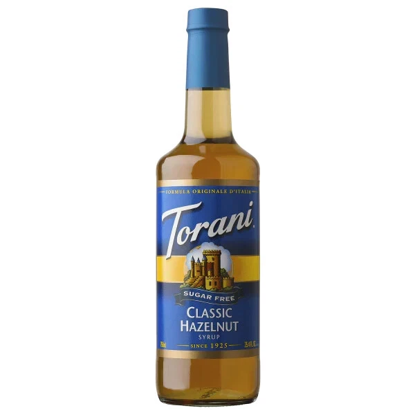 Torani Sugar Free Classic Hazelnut Syrup (750 mL), G-Classic, Hazelnut-sf - Image 1 of 1