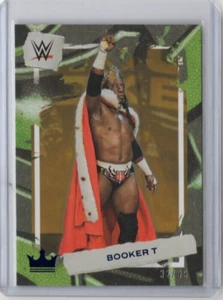 Anillo Booker T WWE 2023 Panini Chronicles azul realeza 32/99 #126 tarjeta - Imagen 1 de 2