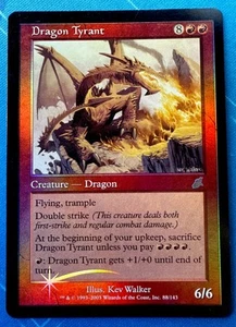 DRAGON TYRANT #88/143 Scourge Foil Rare!! Magic The Gathering 2003 - Picture 1 of 11