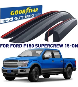 Goodyear deflectors Shade for 2015-2025 Ford F150 SuperCrew/Raptor see des. - Bild 1 von 2