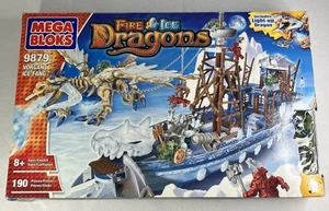 Mega Bloks Fire Ice Dragons Vorgan Ice Fang 9879 Rare - 2004 Neu & Sealed - Bild 1 von 5