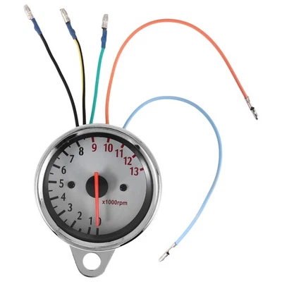 Universal Motorrad Roller 13000 RPM Analog Tachometer Lehre Nachtlicht U6J58831 - Bild 1 von 4