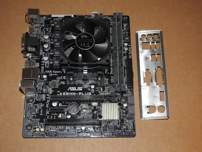 ASUS A68HM-PLUS Mainboard Motherboard Bundle 16GB RAM AMD A10-6700 - Bild 1 von 2