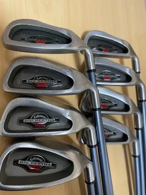 Callaway Big Bertha Iron Set 8pcs 3-9, PW Original Carbon Flex R - Image 1 of 4