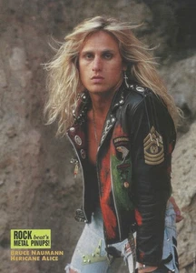 80er Magazin Poster Ausschnitt 2-seitig Hericane Alice Bruce Naumann / Metallica - Bild 1 von 2