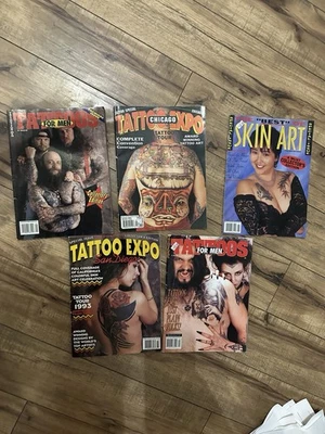 LOT OF 5 TATTOOS FOR MEN MAGAZINE EXPO COLLECTORS EDITION SPECIAL ISSUES - Image 1 of 3