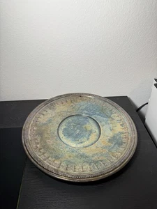 Vintage Silber Teller Schale Reed And Barton #1202 unpoliert Original - Bild 1 von 8