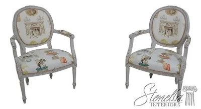 L70403: Par de sillones Bergère pintados Luis XVI - Tapicería nueva Foto 1 de 4