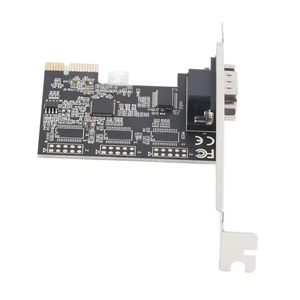 PCI E To RS232 Serial Adapter Card High Speed Transmission PCI E Serial Host NEW - Afbeelding 1 van 12